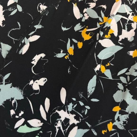 Sweaty Betty Power Leggings Full Length Black Yellow Light Teal Yellow Size 8-10 - Picture 5 of 5